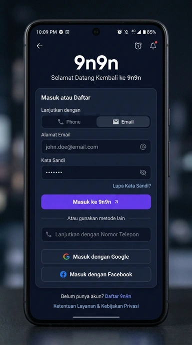 Buat Akun Baru 9n9n dengan Mudah dan Cepat