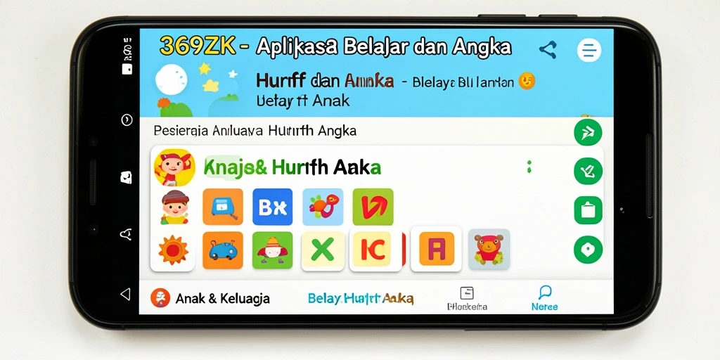 Tampilan antarmuka 369ZK yang ceria dan interaktif.