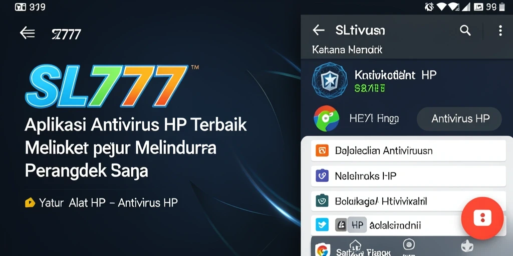 Antarmuka pengguna SL777 yang intuitif dan mudah dinavigasi.